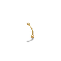Curved Barbell Ball Eyebrow Piercing (14K)