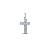 Iced-Out Cross Pendant (Silver)