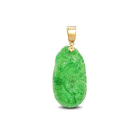 Green Jade Ruyi Scepter Pendant (14K)
