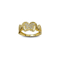 Zirconia Butterfly Mom Ring (14K)