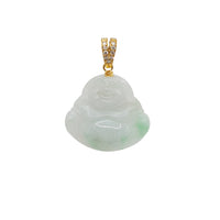Diamond Jade Pendant (14K)