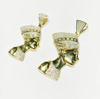 Nefertiti Diamond Pendant (10K)