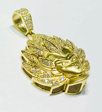 Vegeta CZ Pendant (10K or 14K)