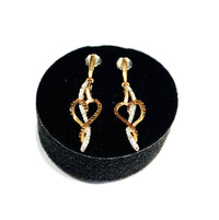 Diamond Heart Cocktail Earrings (10K).