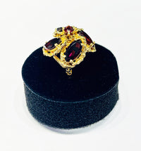 Garnet cocktail Ring (14K)
