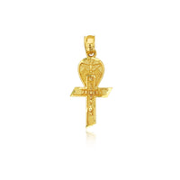 Yellow Gold "Mi Primera Comunion" Cross Pendant (14K)