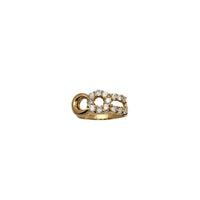 Belt CZ Ring (14K)