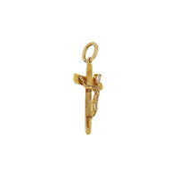 Stone-set Crucifix Pendant (18K) Popular Jewelry New York