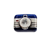 Film Camera Charm Pendant (Silver)