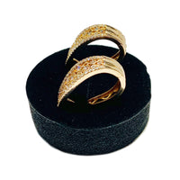 Diamond Cocktail Earrings (14K).