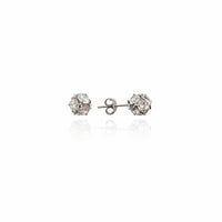 3D Puffy Cube Earrings (14K) New York Popular Jewelry
