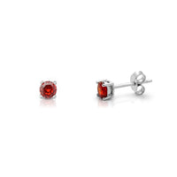 4-Prong Stud Earring (Silver) Popular Jewelry New York
