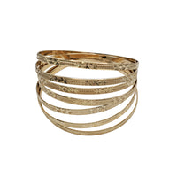 Diamond-Cut Semanario Bangle (14K).