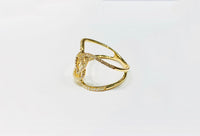 Diamond Reef Knot Ring (10K)