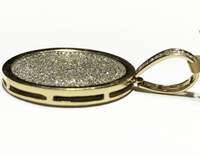 Diamond Iced-Out Medallion Pendant (10K)
