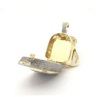 Diamond Backpack Pendant (10K) inside - Popular Jewelry - New York