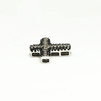 Monochromatic Diamond Cross Pendant (10K)