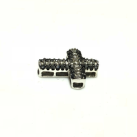 Monochromatic Diamond Cross Pendant (10K)