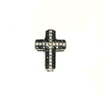 Monochromatic Diamond Cross Pendant (10K)
