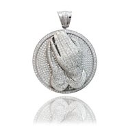 CZ Praying Hands (Sterling Silver) - Popular Jewelry