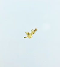 Ballerina Diamond Cut Pendant (14K).
