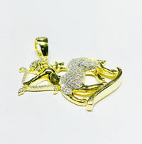 Sagittarius CZ pendant (Silver).