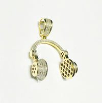 Diamond Headphones Pendant (10K)