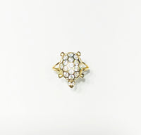 Turtle CZ Ring (14K)