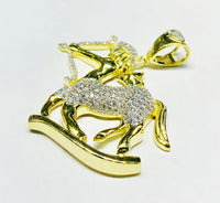 Sagittarius CZ pendant (Silver).