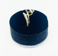 Zigzag diamond ring (14K)