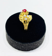 Rose CZ Ring (14K).