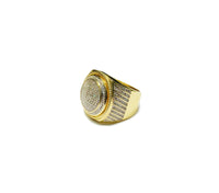 Diamond Circle Ring (14K).