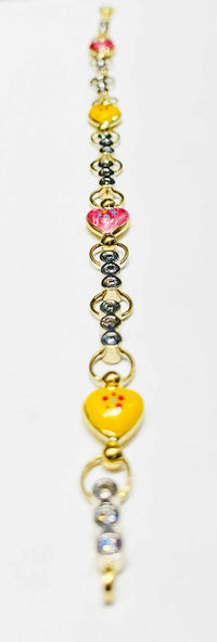 Heart CZ Bracelet (14K).