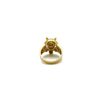 Lucky Horse Head Icy Ring (14K) back - Popular Jewelry - New York