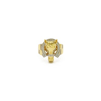 Lucky Horse Head Icy Ring (14K) front - Popular Jewelry - New York