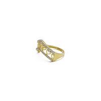 Hearty Chevron Ring (14K) side - Popular Jewelry - New York