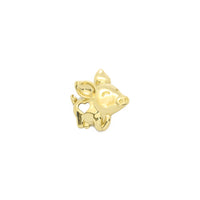 Lovely Little Pig Pendant (14K) front - Popular Jewelry - New York