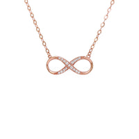 Infinity Charm Necklace (14K) front - Popular Jewelry - New York