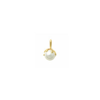 Lush Pearl Pendant (14K) front - Popular Jewelry - New York