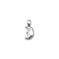 Crescent Moon (Diana) Pendant (14K) side 1 - Popular Jewelry - New York