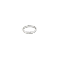 Princess Embedded Single Diamond Band (14K)