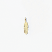Feather Pendant (14K) - Popular Jewelry - New York