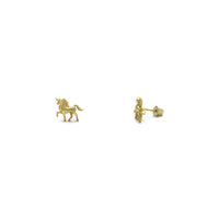 Unicorn Stud Earrings (14K) main - Popular Jewelry - New York