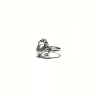 Jumping Dolphin CZ Ring (14K) side - Popular Jewelry - New York