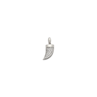 Shark Tooth CZ Pendant (14K)
