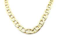 Solid Flat Mariner Chain (14K)