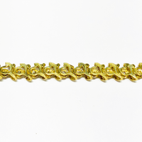 Double Swirl Diamond Tennis Bracelet (14K) - Popular Jewelry