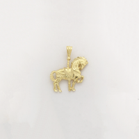 Riding Horse Pendant (14K) - Popular Jewelry