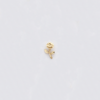 Rose Diamond Cut Pendant (14K) - Popular Jewelry