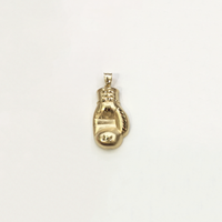 Single Boxing Glove Diamond Cut Lightweight Pendant (14K) - Popular Jewelry - New York